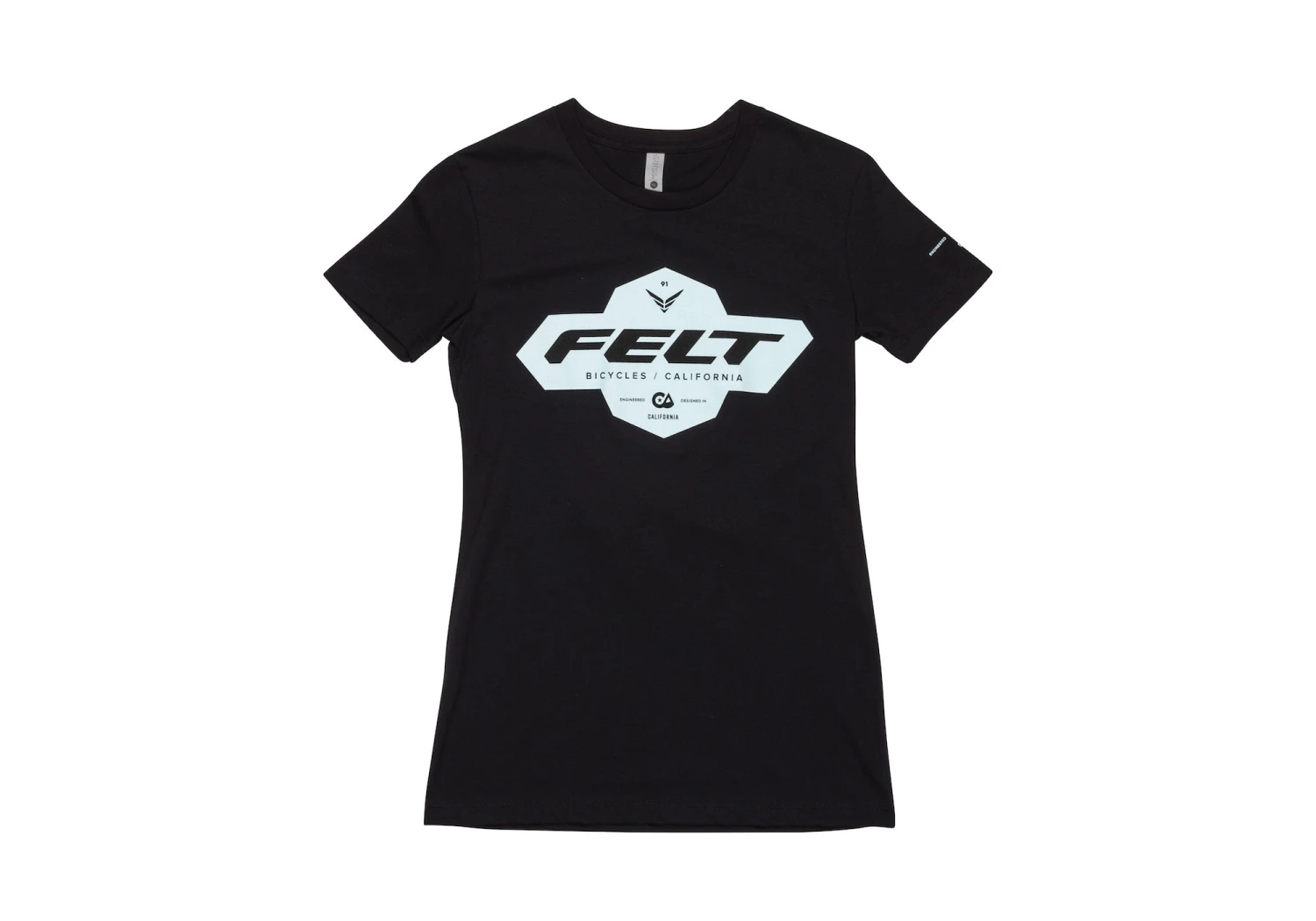 Felt Bicycles Felt Brand Black T-Shirt | Women's 1 Felt Bicycles Felt Brand Black T-Shirt | Women's