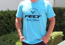Felt Bicycles Classique Turquoise T-Shirt | Men's 5 Felt Bicycles Classique Turquoise T-Shirt | Men's -Felt Bicycles Felt T Shirt Classique Turquoise Men 03