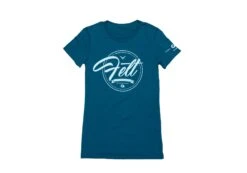 Felt Bicycles Script Deep Teal T-Shirt | Women's