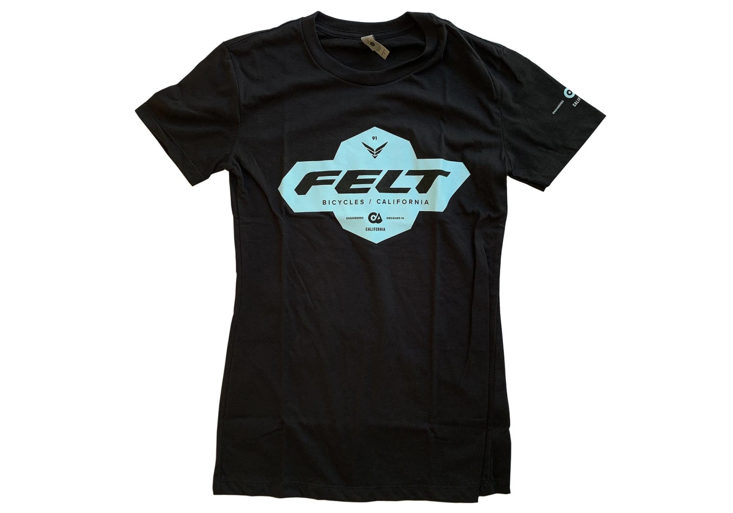 Felt Bicycles Felt Brand Black T-Shirt | Women's 2 Felt Bicycles Felt Brand Black T-Shirt | Women's - Image 2