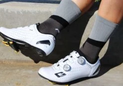 Felt Bicycles Felt 6" Socks - Black -Felt Bicycles grey sock 2